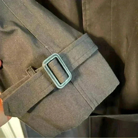 London Fog Like New Men’s Ultimate Rain Coat Black 44 Regular XXL - Picture 7 of 10